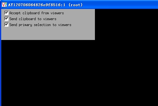 vnc黑屏