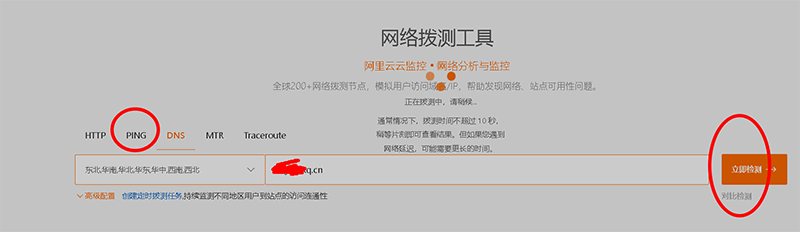 域名解析生效检测